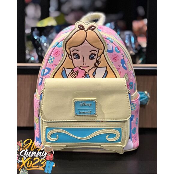 Loungefly Disney Alice in Wonderland Alice Cookies Mini Backpack
